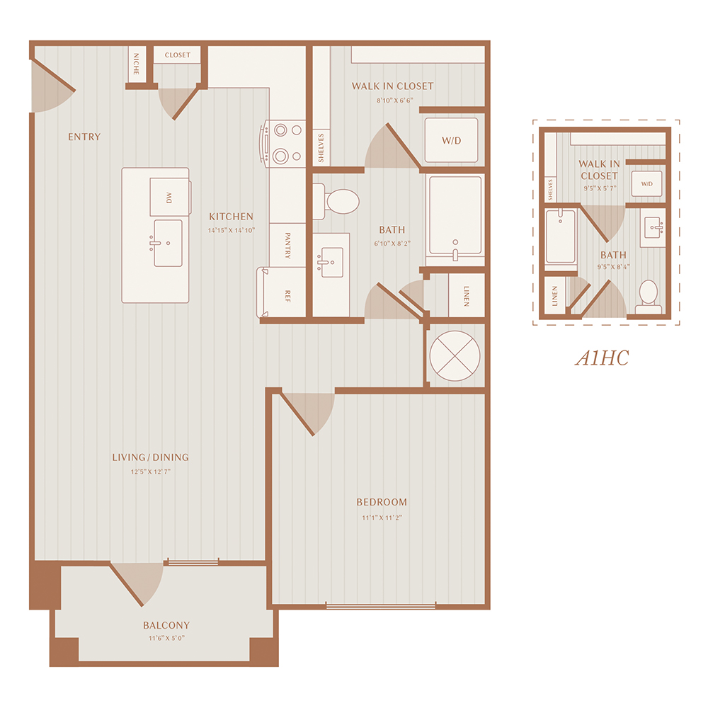 A1 floorplan layout