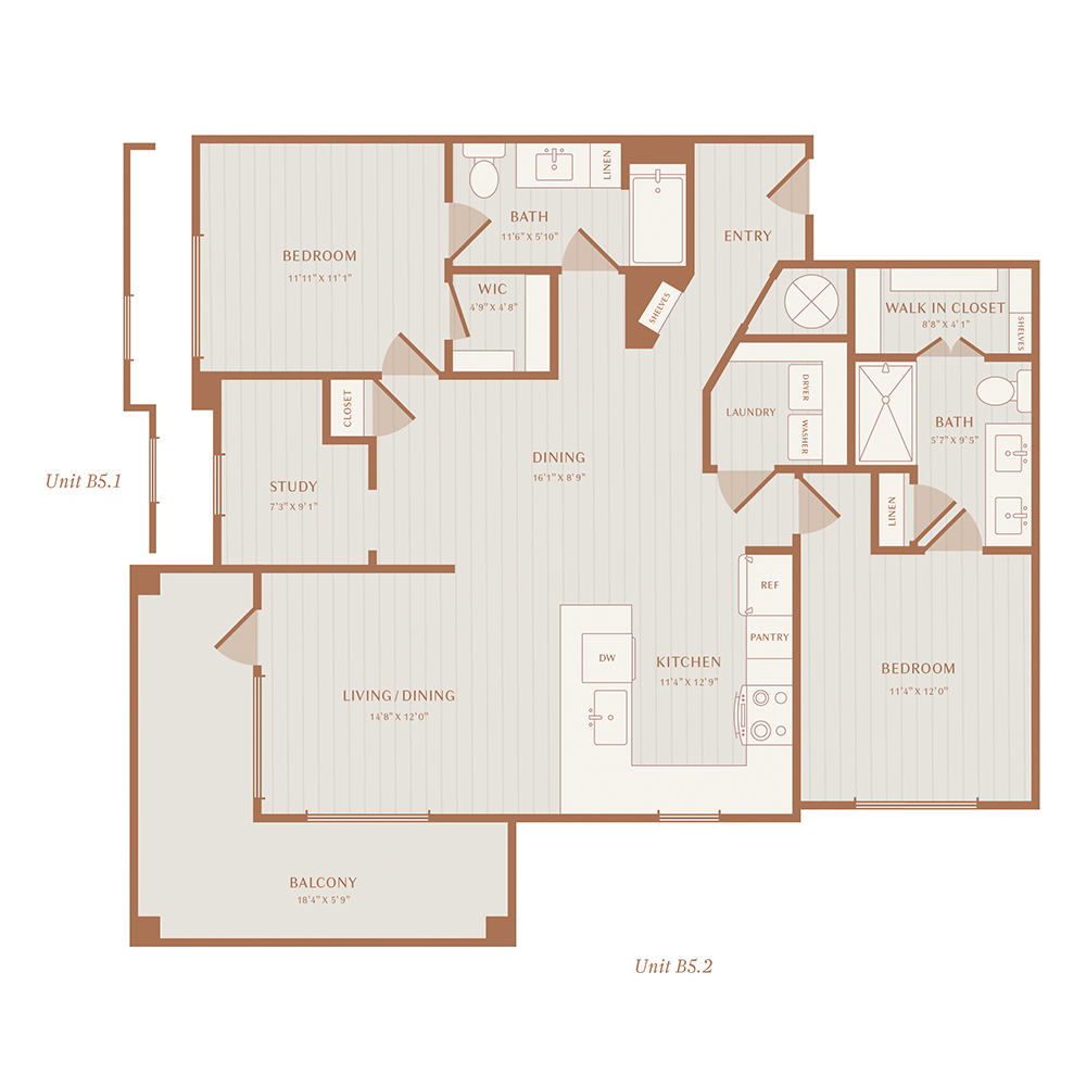 B5 floorplan layout
