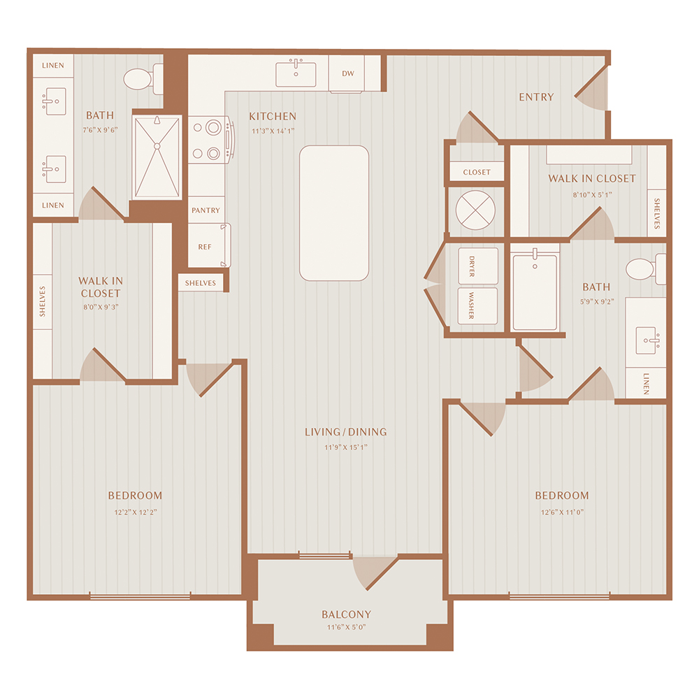 B3 floorplan layout