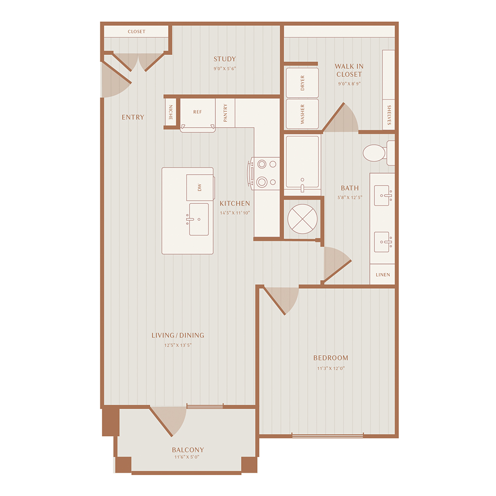 A2 floorplan layout