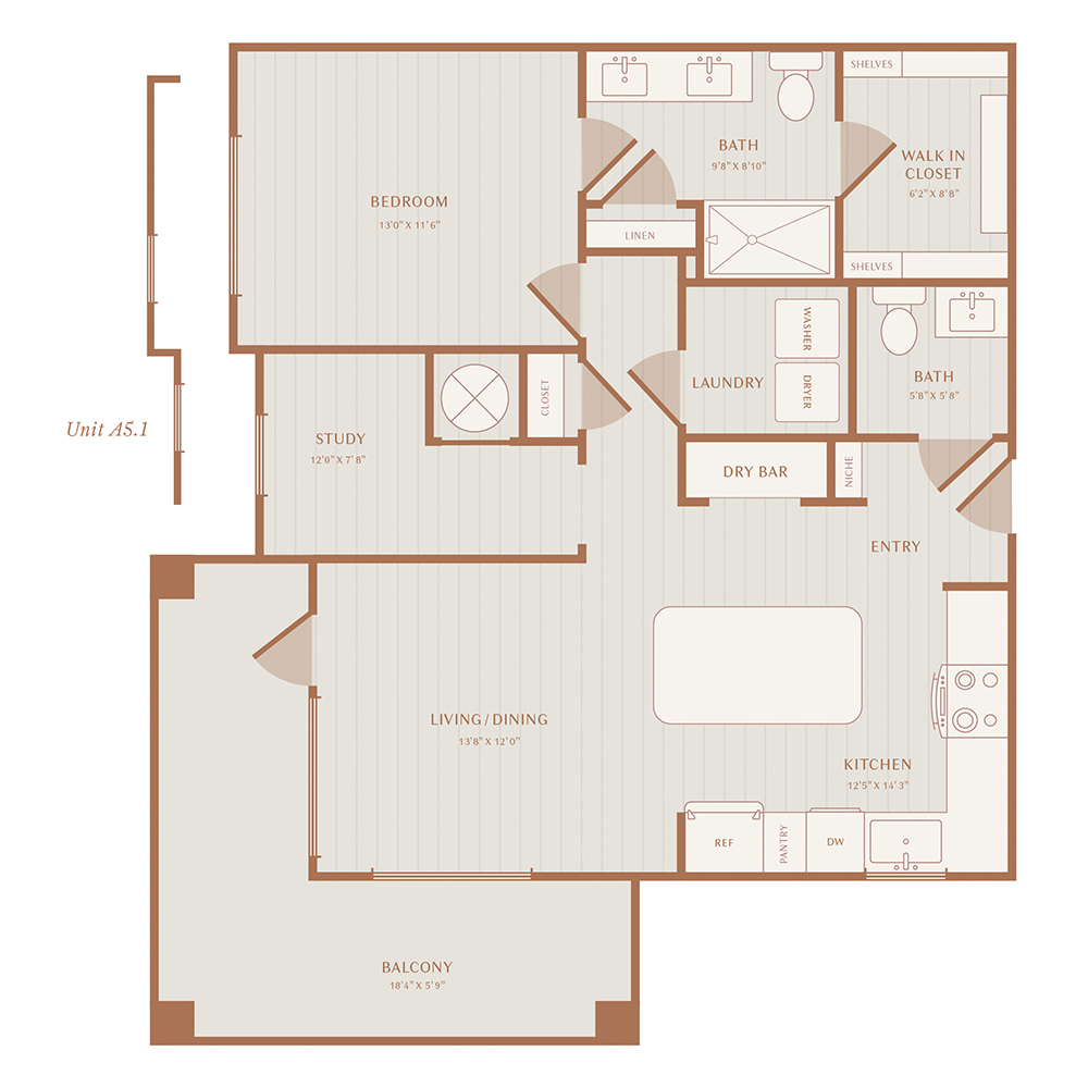 A5 floorplan layout