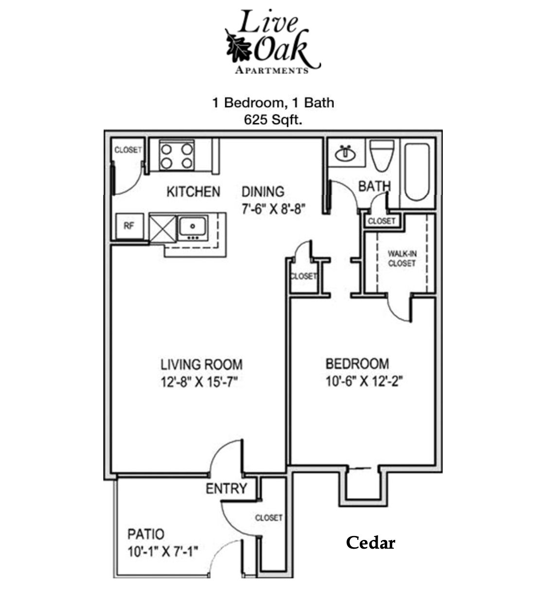 A1U floorplan layout