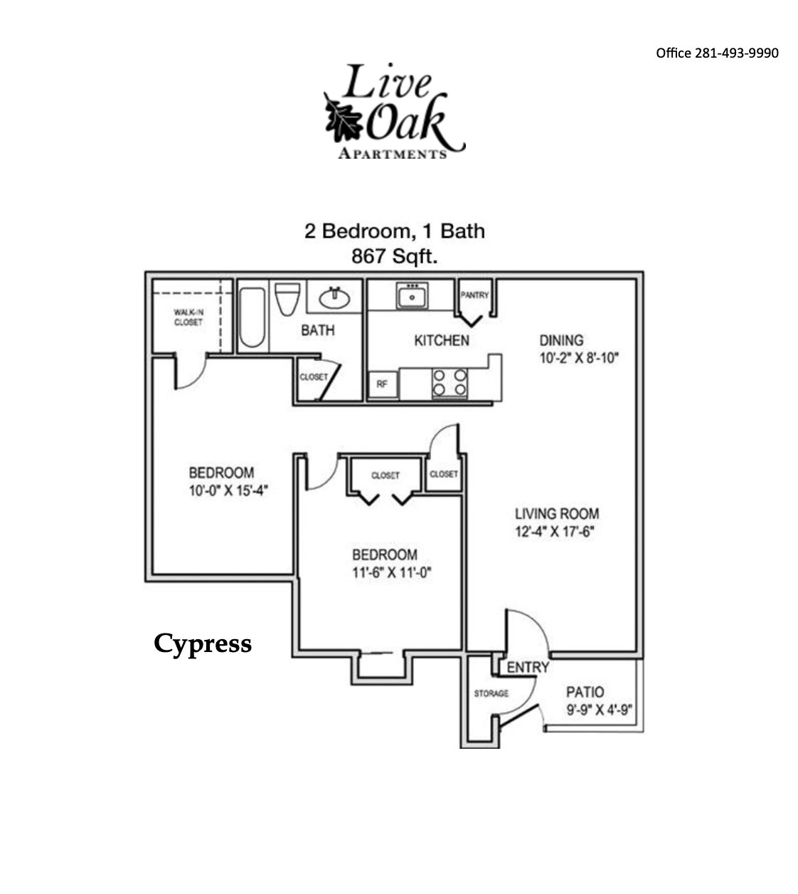 B1R floorplan layout