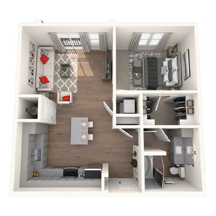Calhoun floorplan layout