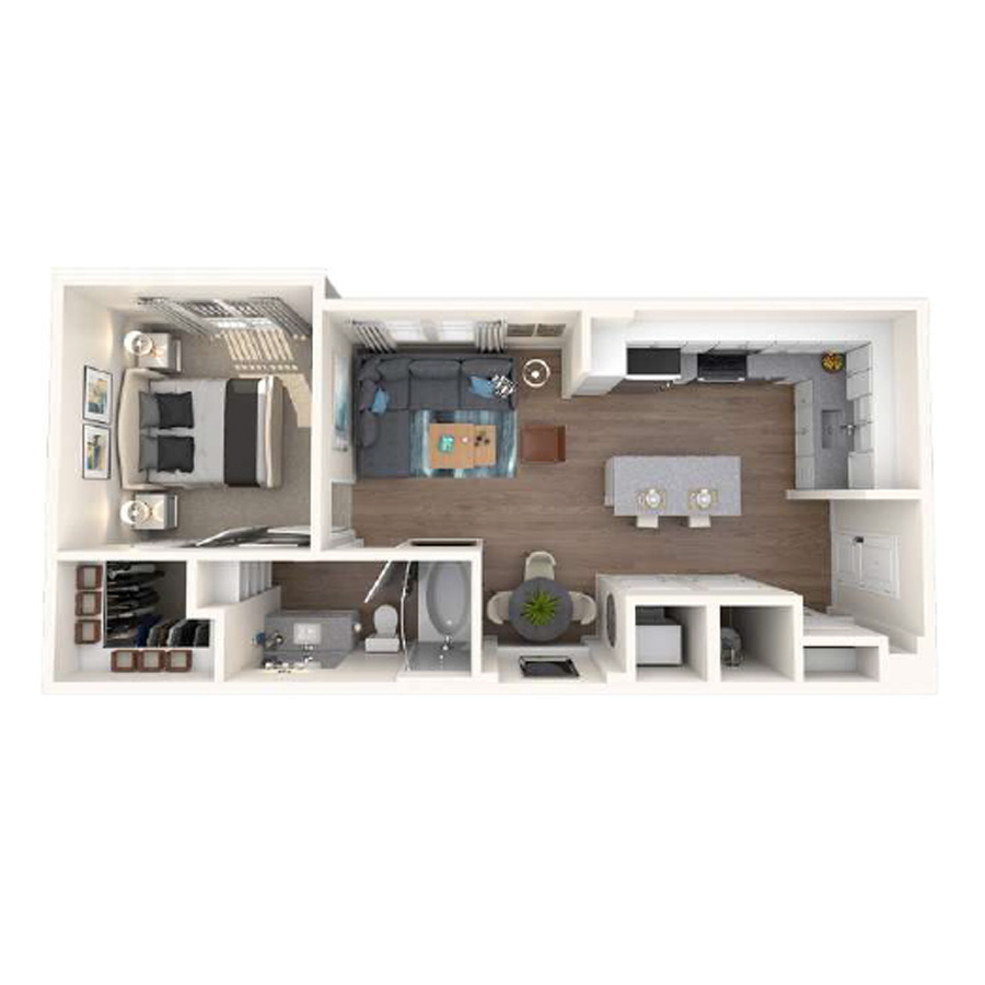 Isaac floorplan layout
