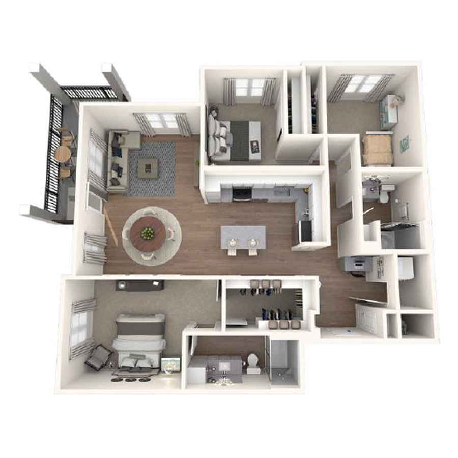 Hooper floorplan layout