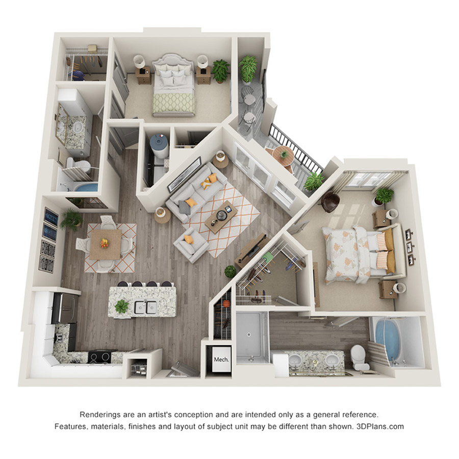 C2 floorplan layout