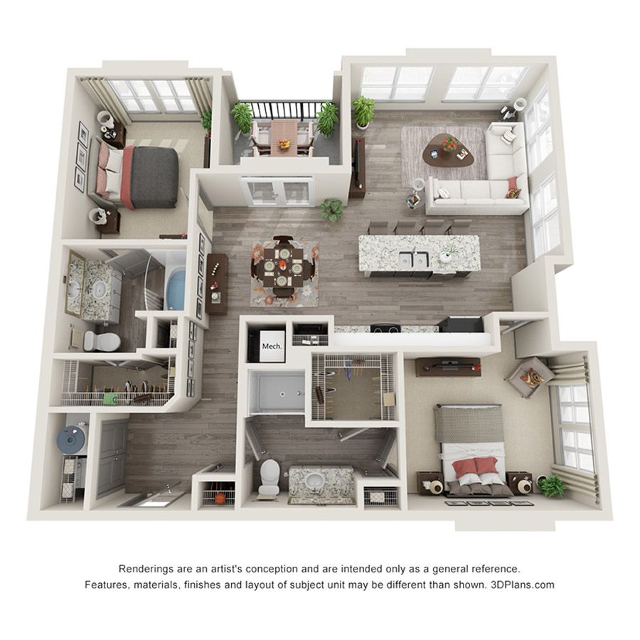 C4 floorplan layout