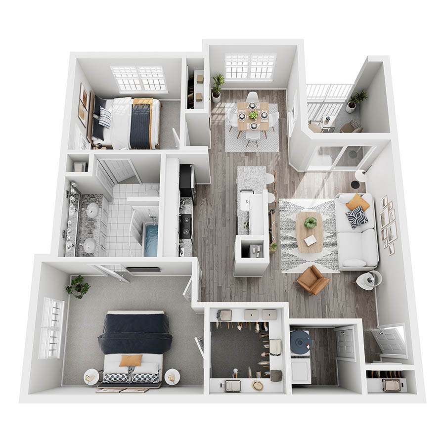 Oak floorplan layout