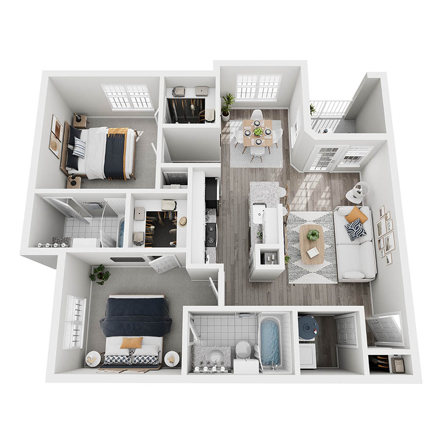 Woodland floorplan layout
