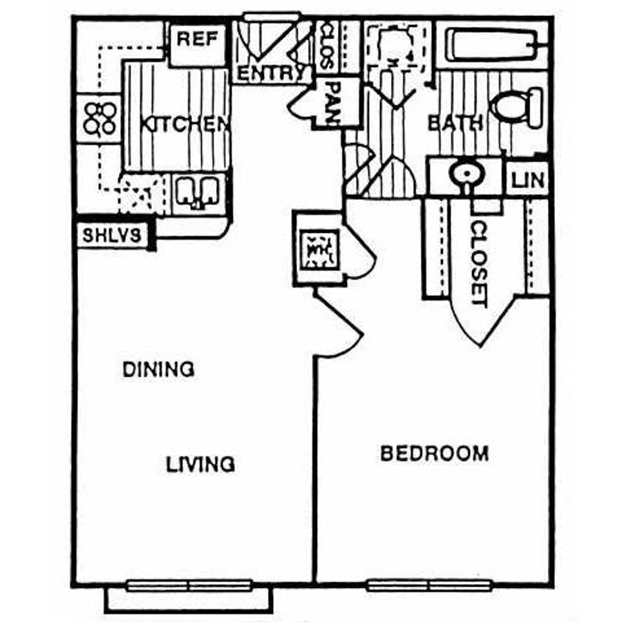 B floorplan layout