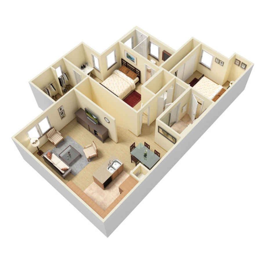 B3 floorplan layout