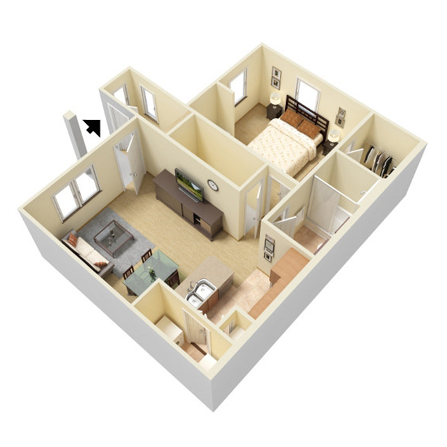 A1 floorplan layout
