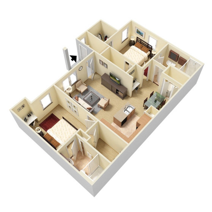 B2 floorplan layout