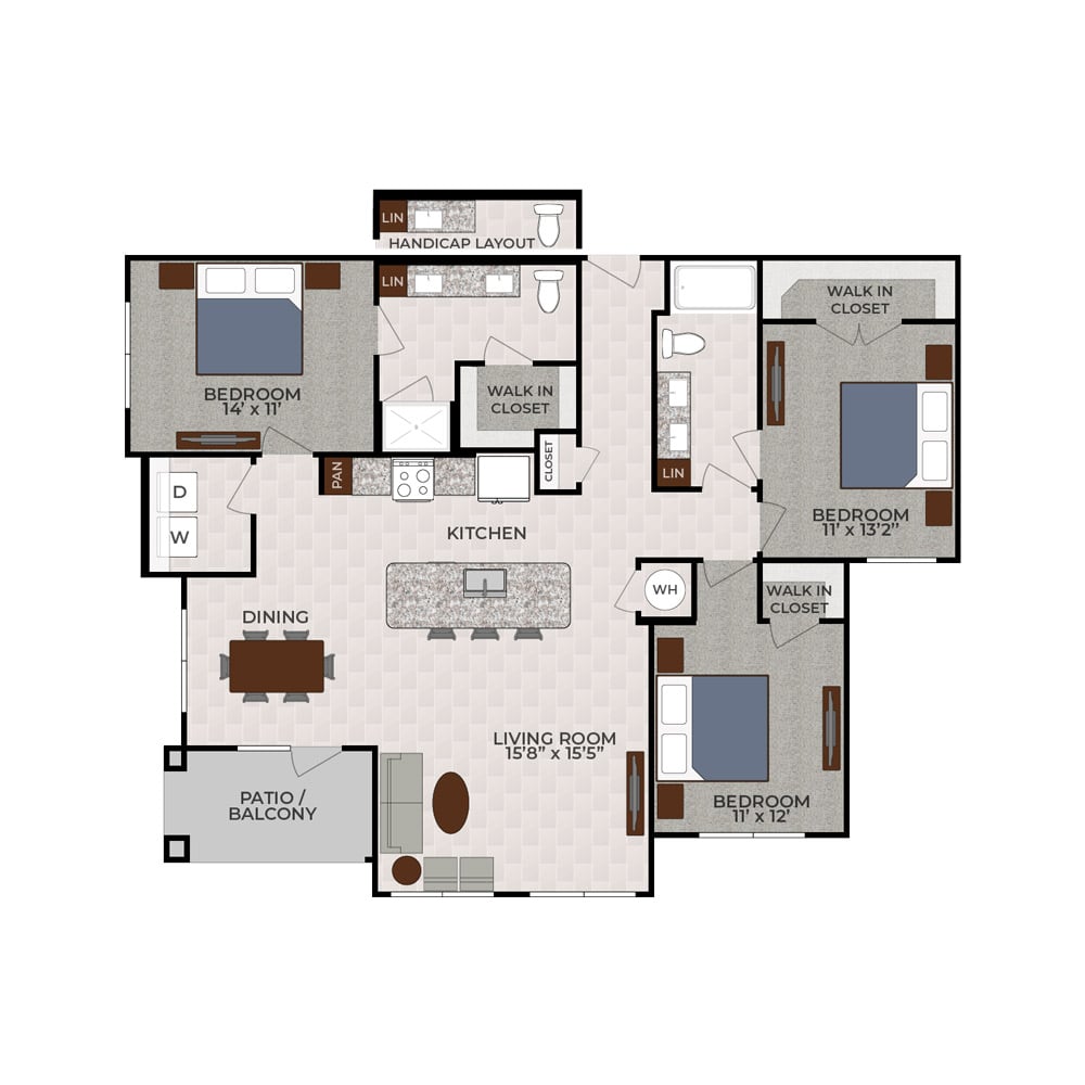 The Weston floorplan layout