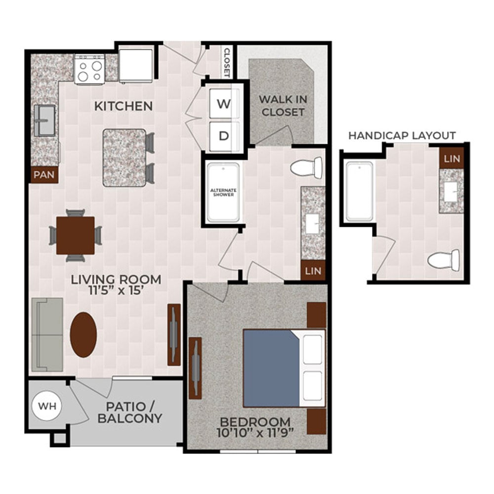 The Aspen floorplan layout