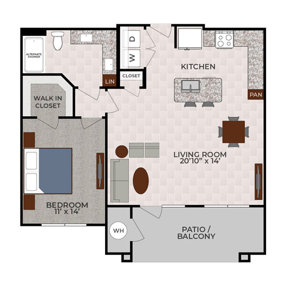 The Astoria floorplan layout