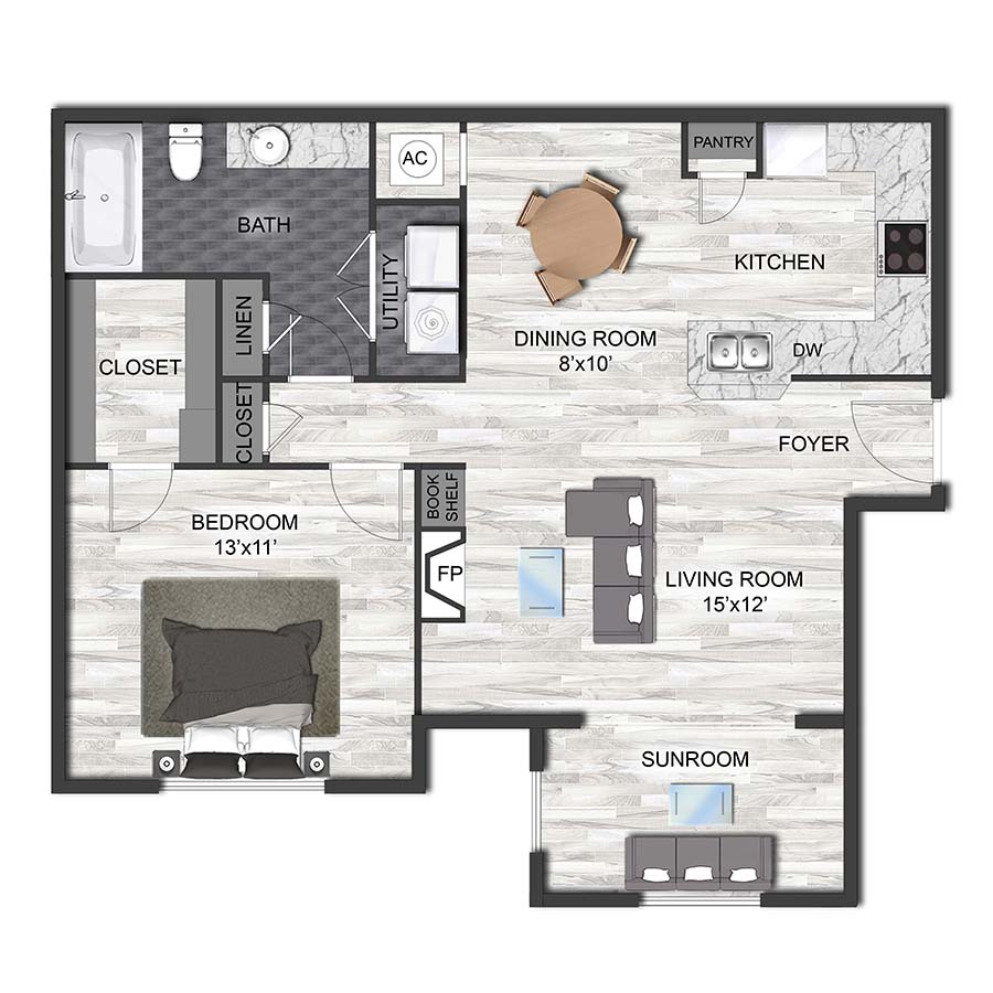 A1H floorplan layout