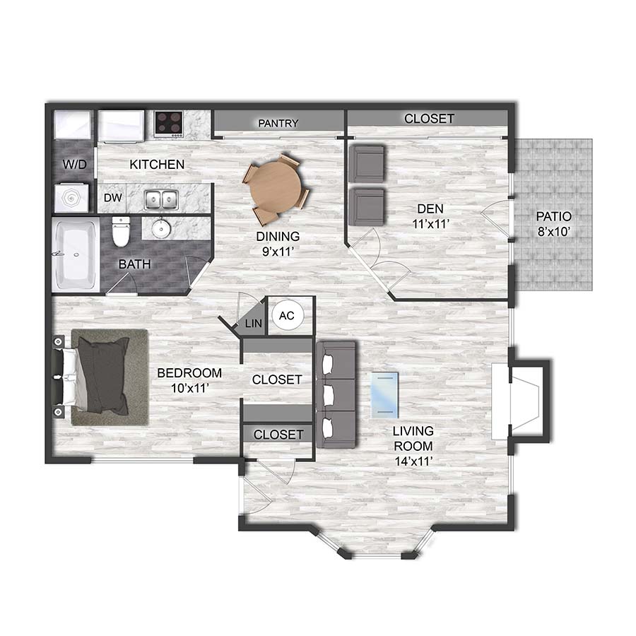 B1A floorplan layout