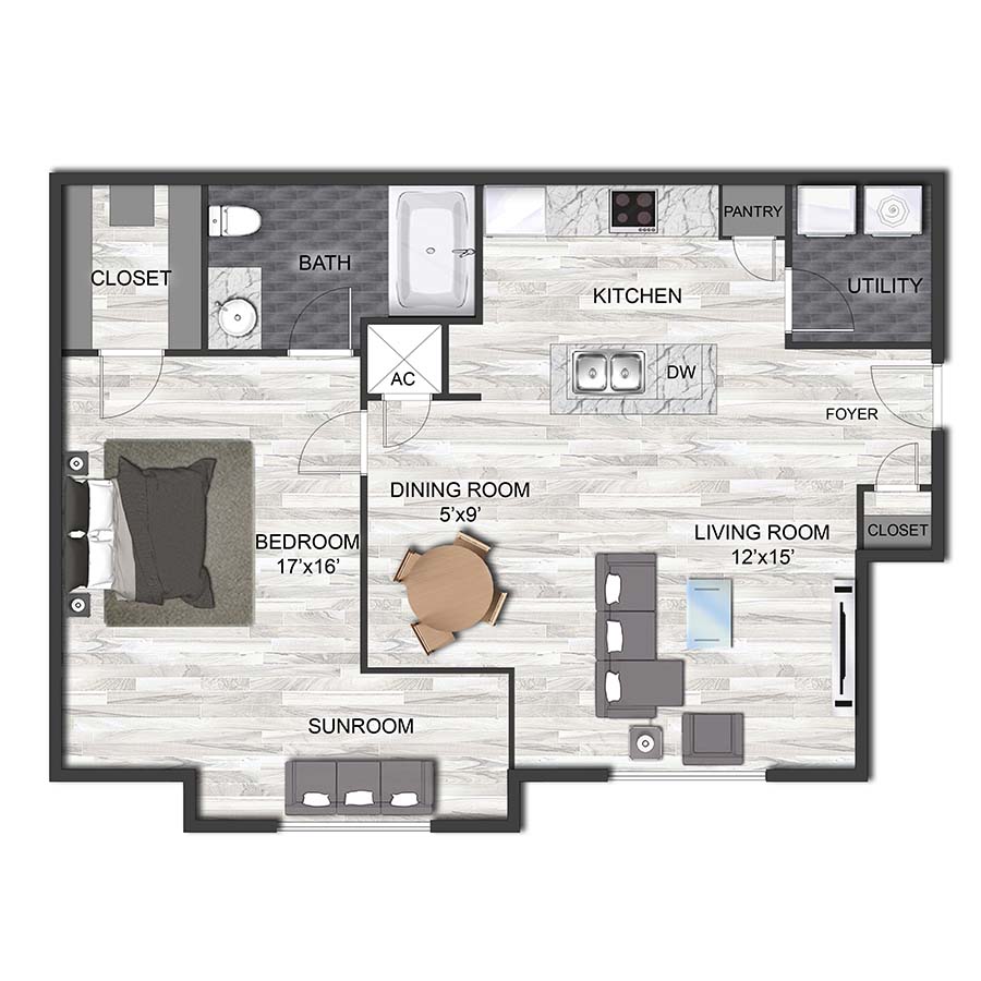 A1F floorplan layout