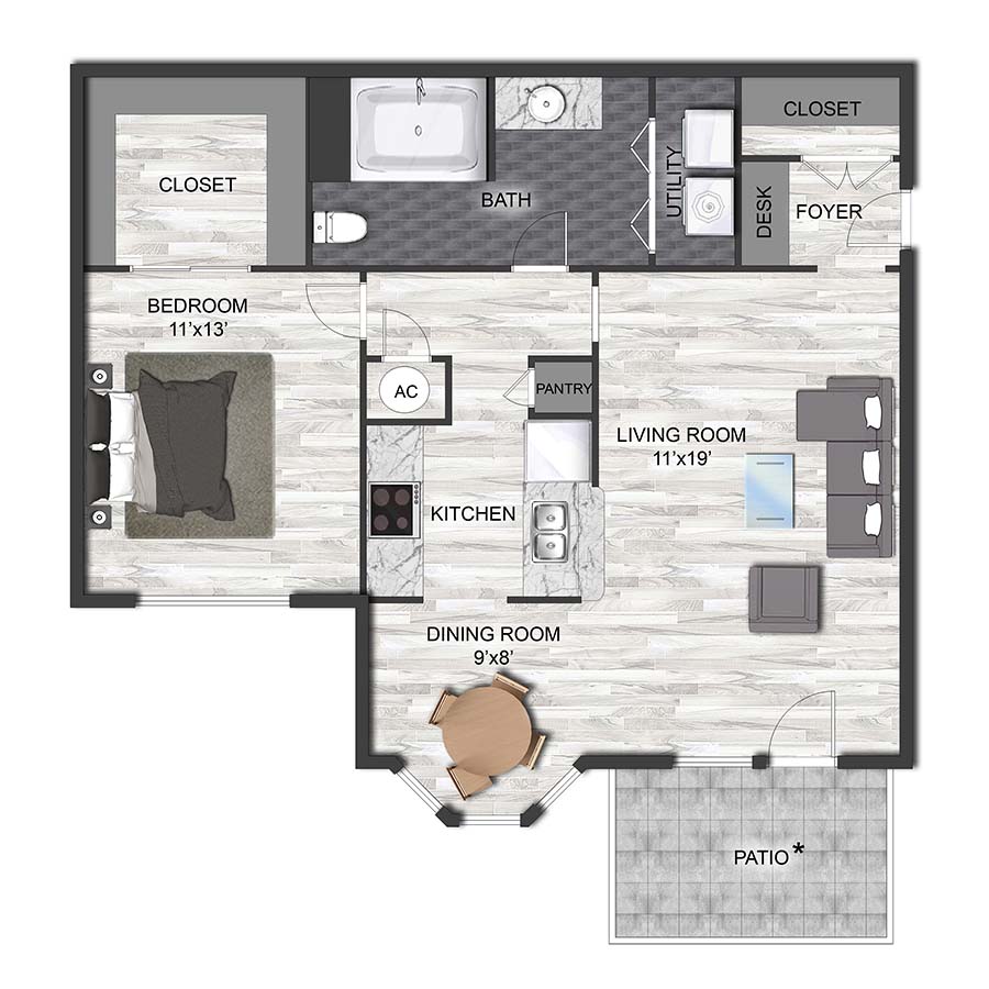 A1I floorplan layout