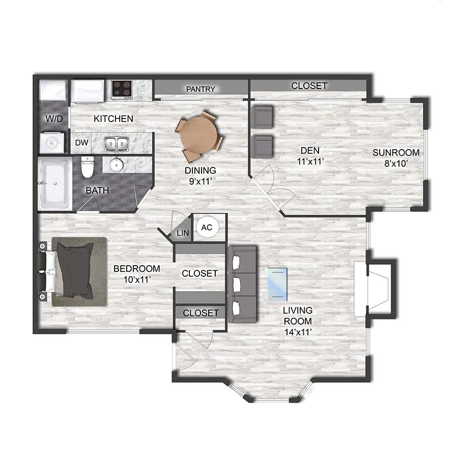 B1C floorplan layout