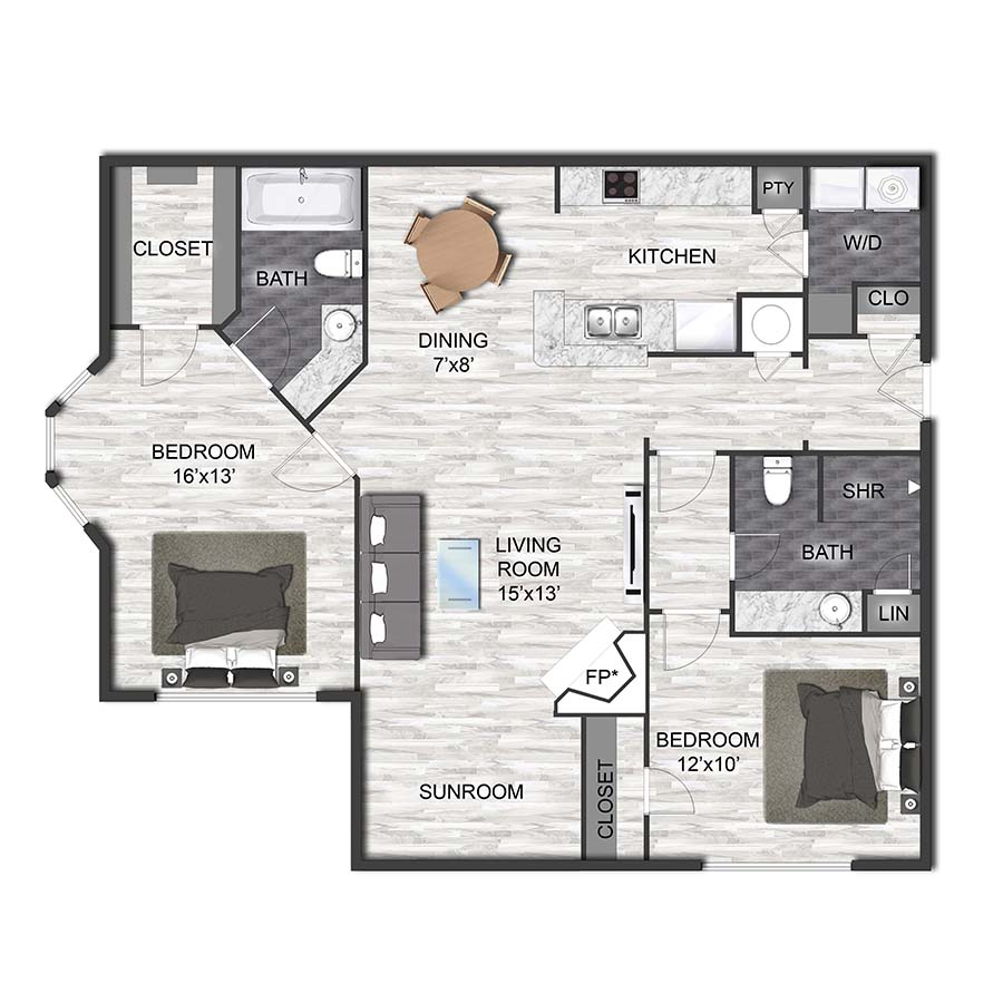 B2B floorplan layout