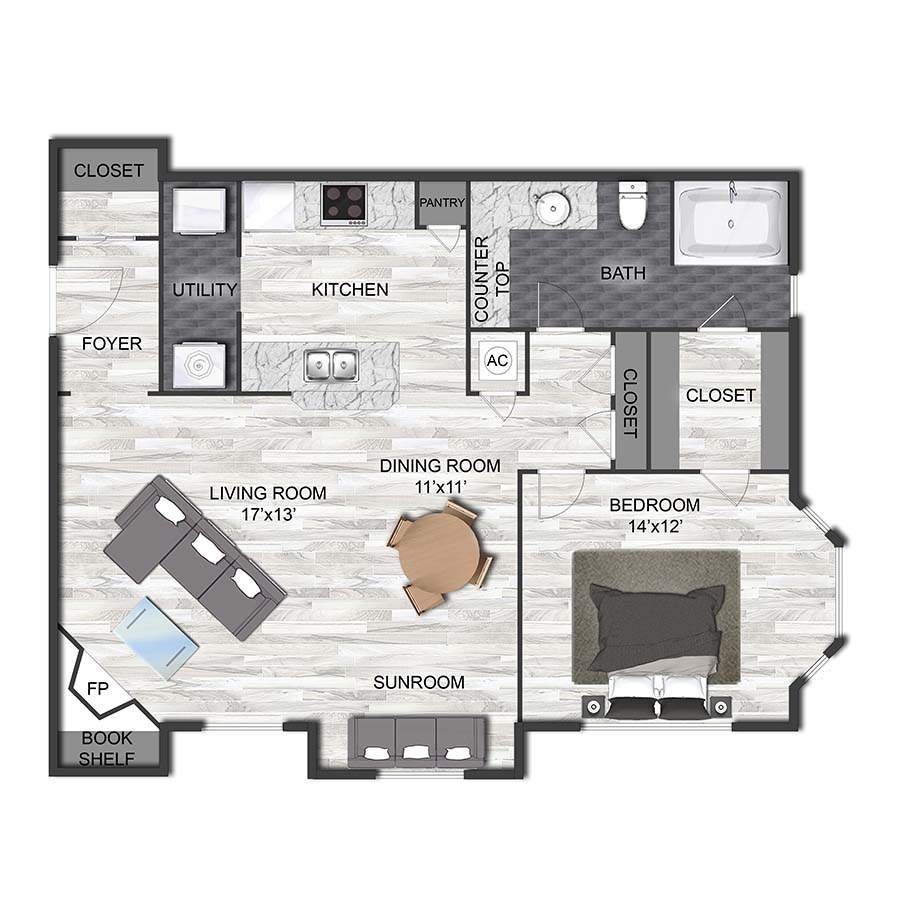 A1L floorplan layout
