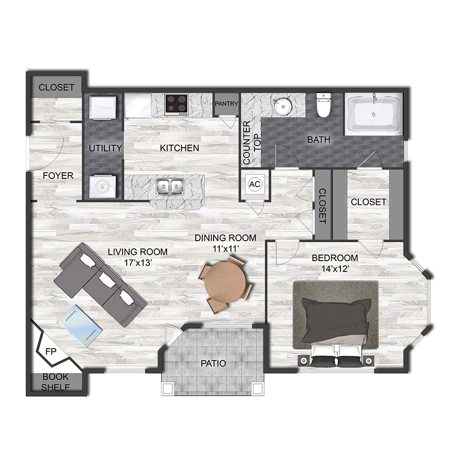 A1J floorplan layout