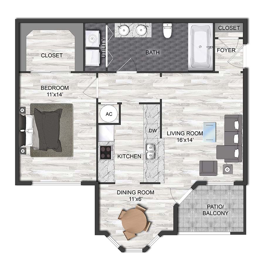 A1G floorplan layout