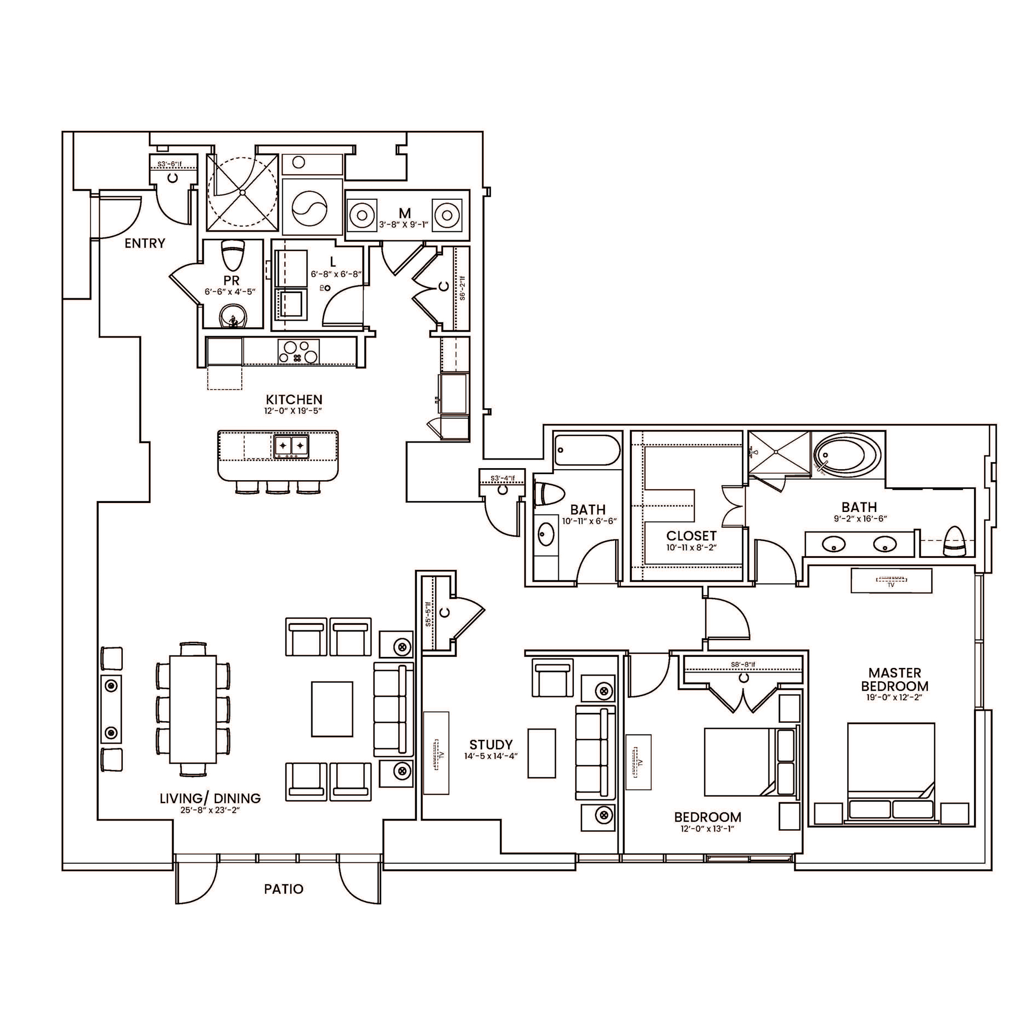 Douglas Fir floorplan layout