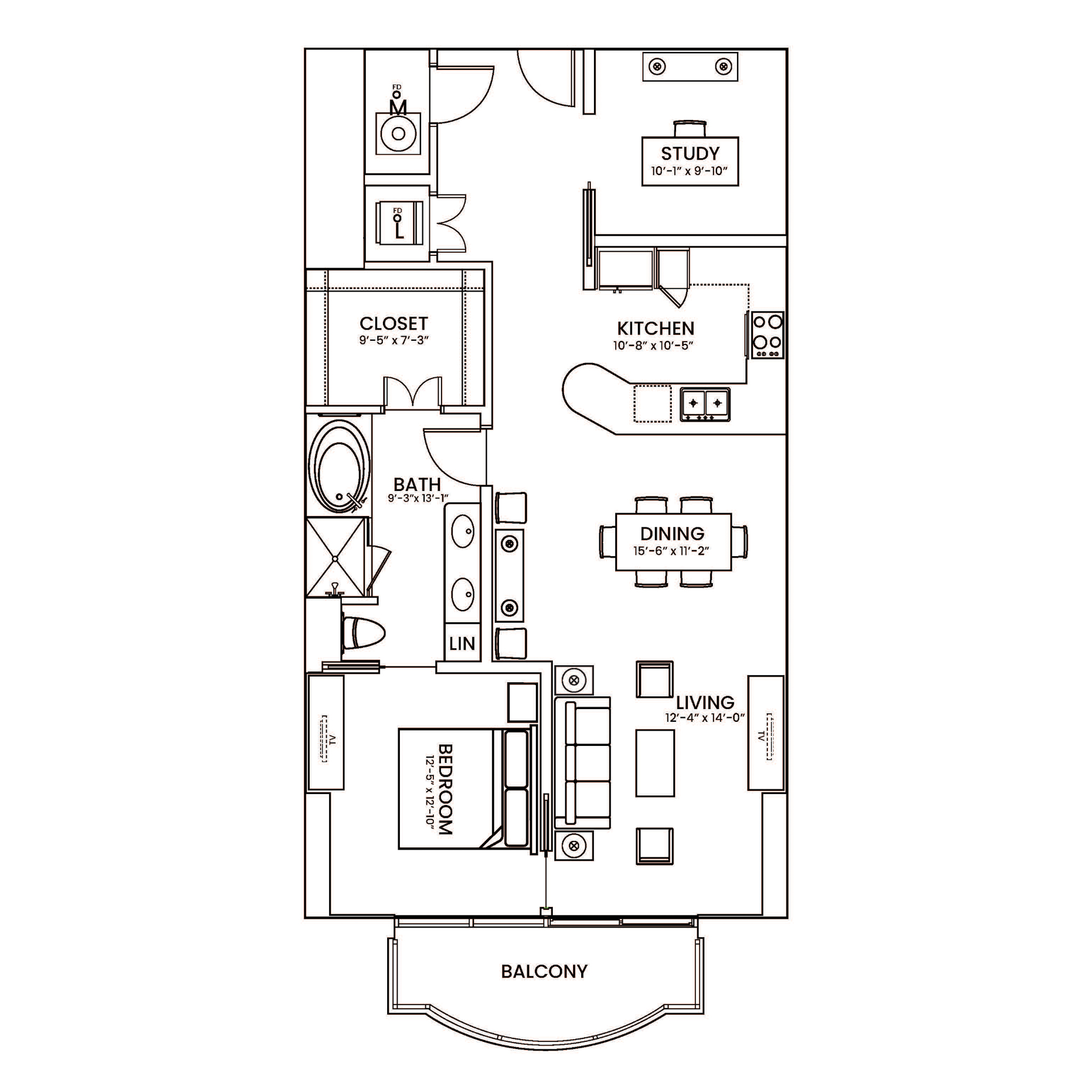 Buckeye floorplan layout