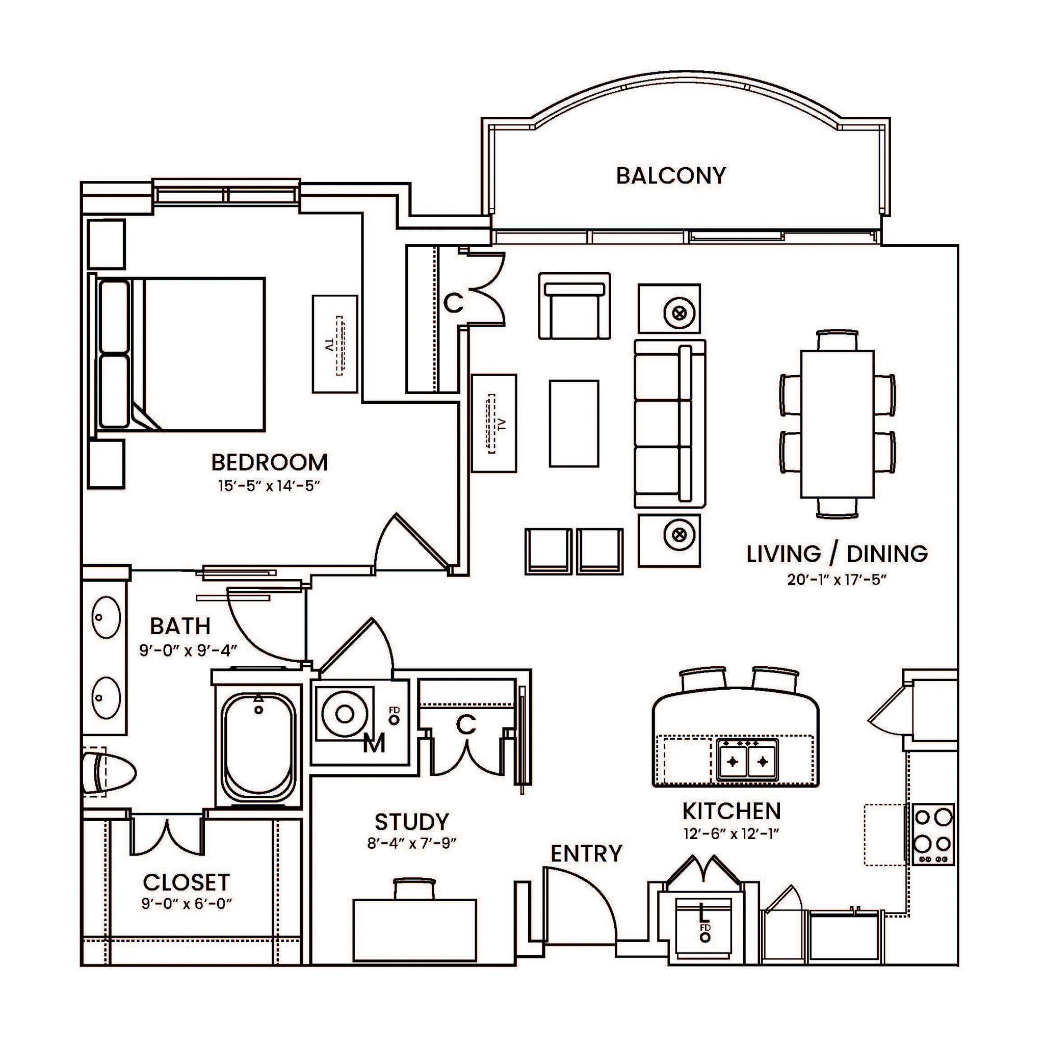 Blue Spruce floorplan layout