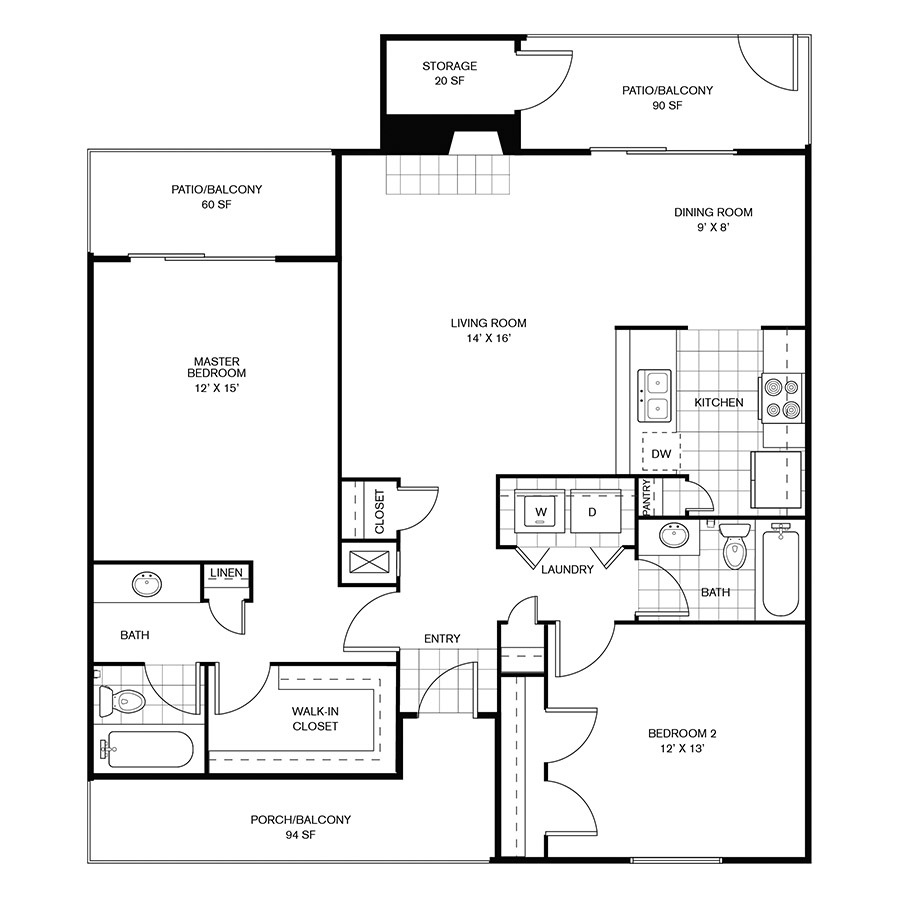 B2 floorplan layout