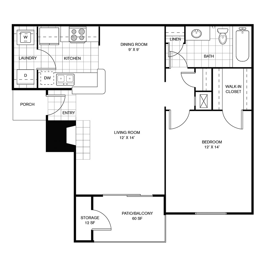 A2 floorplan layout