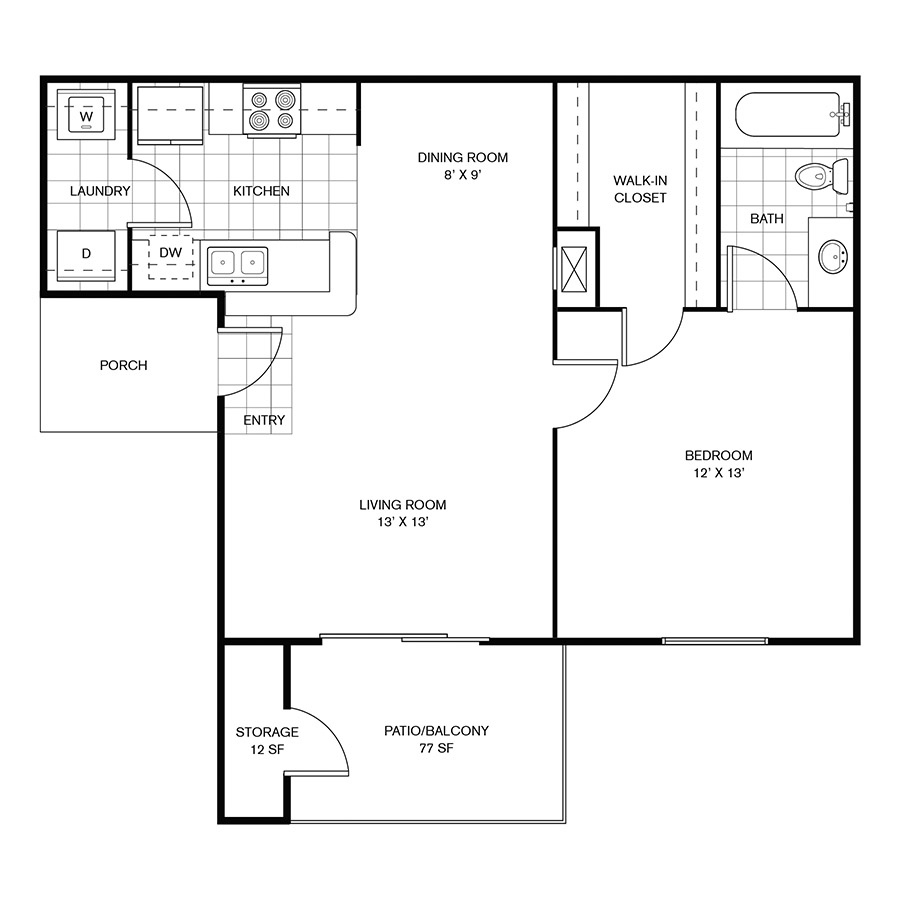 A1 floorplan layout