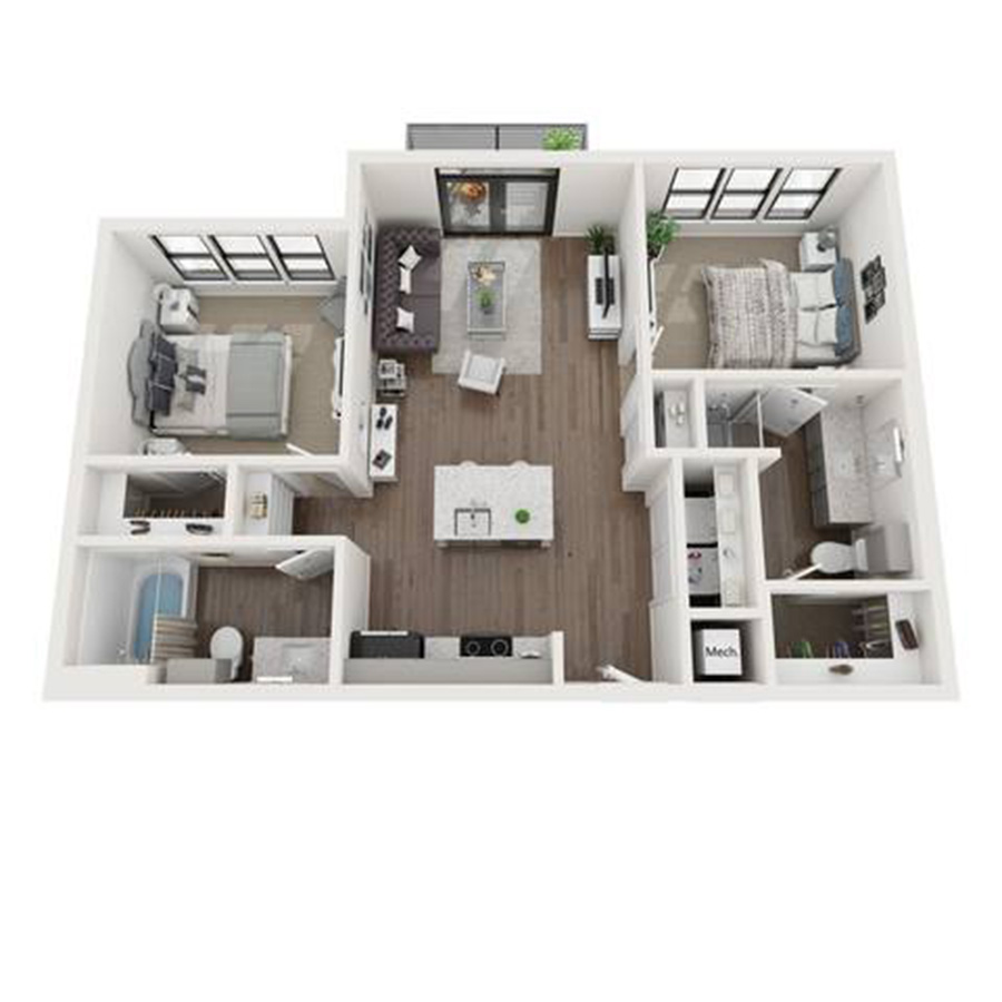 B1 floorplan layout