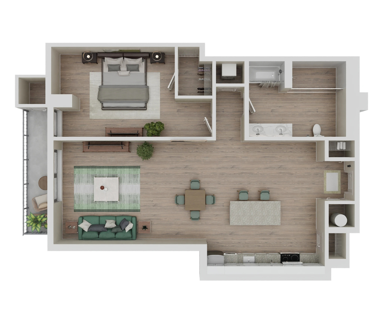 A3 - Renovated floorplan layout