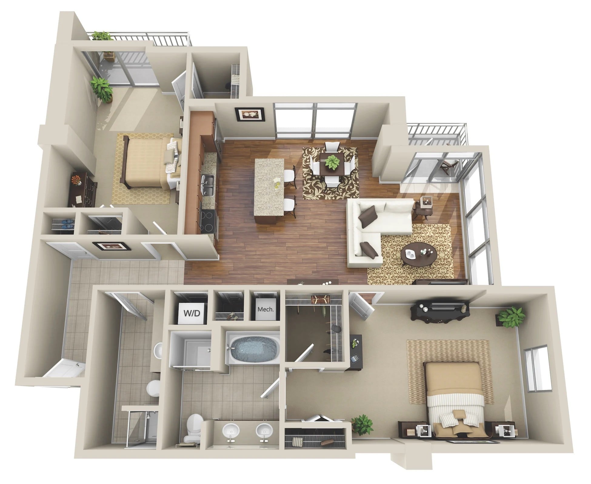B5R floorplan layout