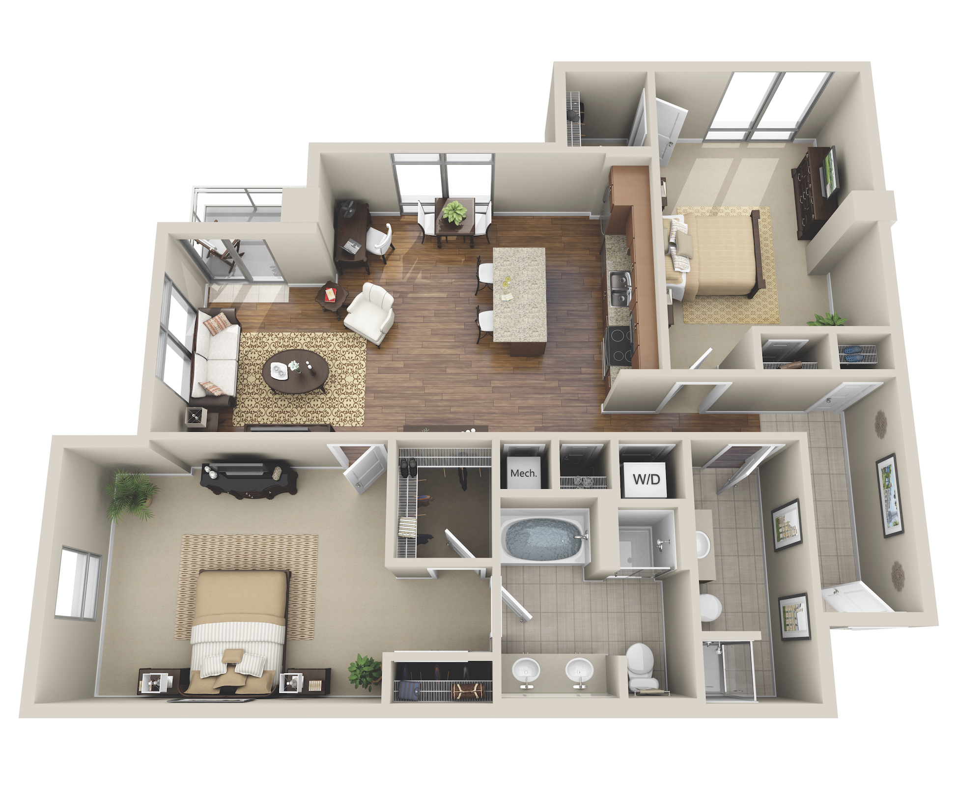 B3 floorplan layout