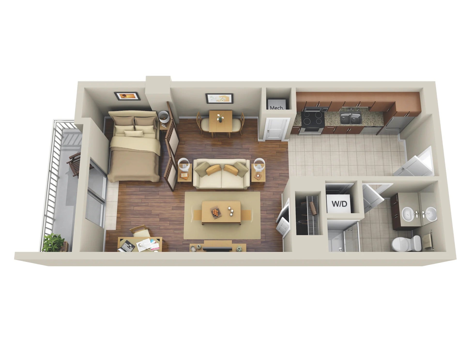 ST2 - Renovated floorplan layout