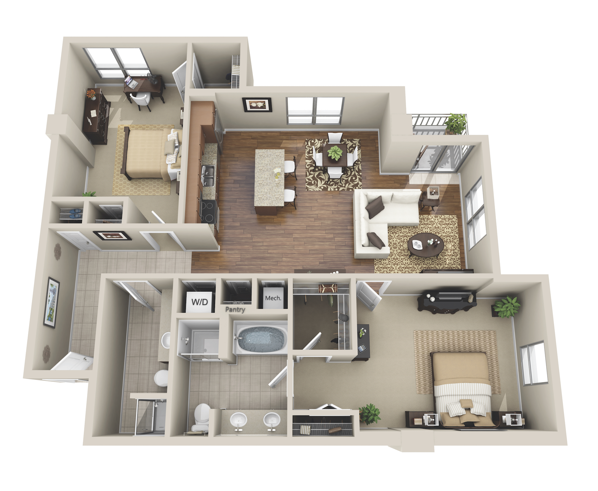 B4 floorplan layout