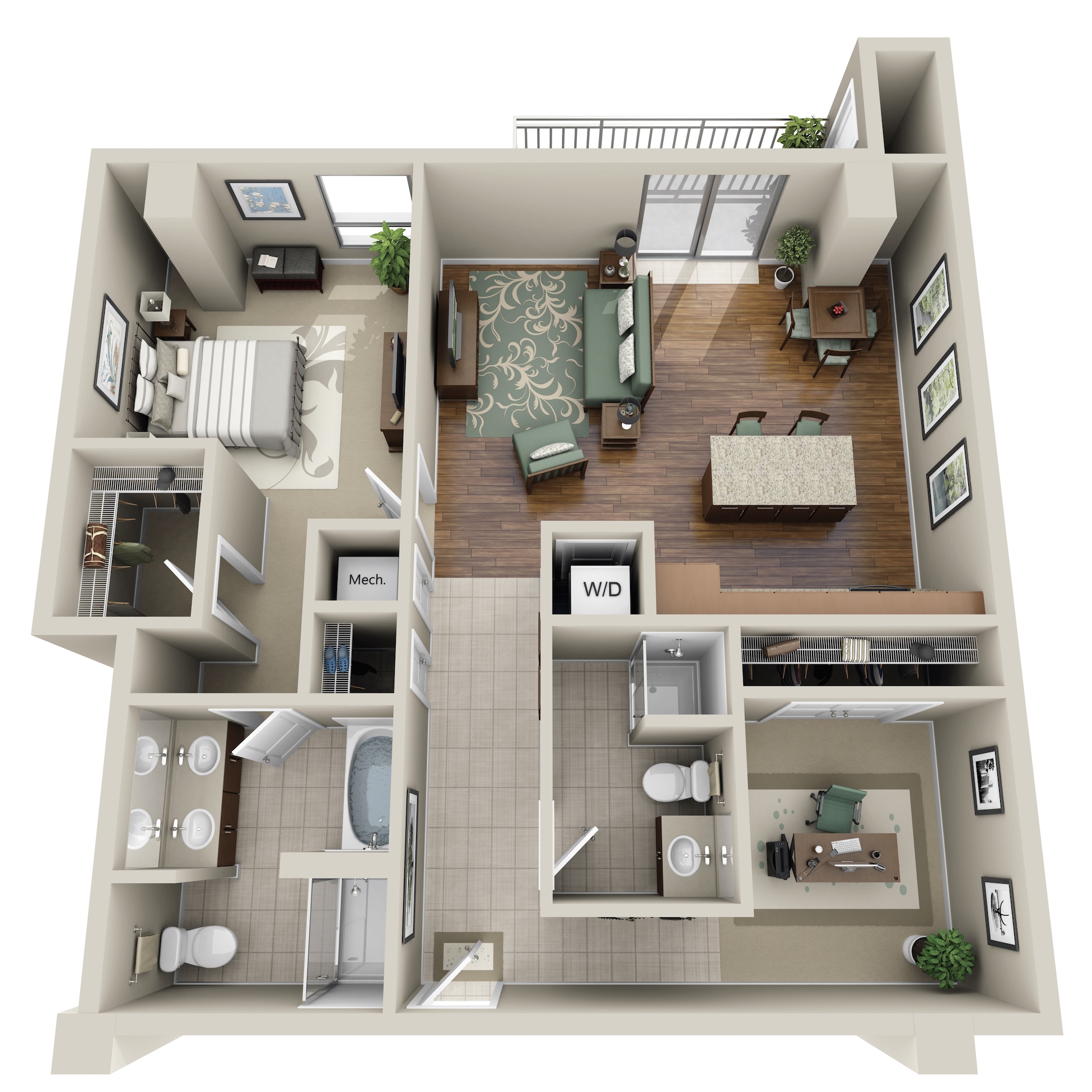 A10-S floorplan layout