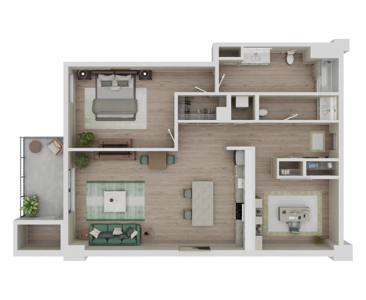 A8-S- Renovated floorplan layout