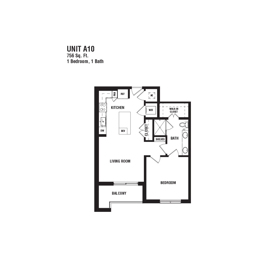 A10 floorplan layout