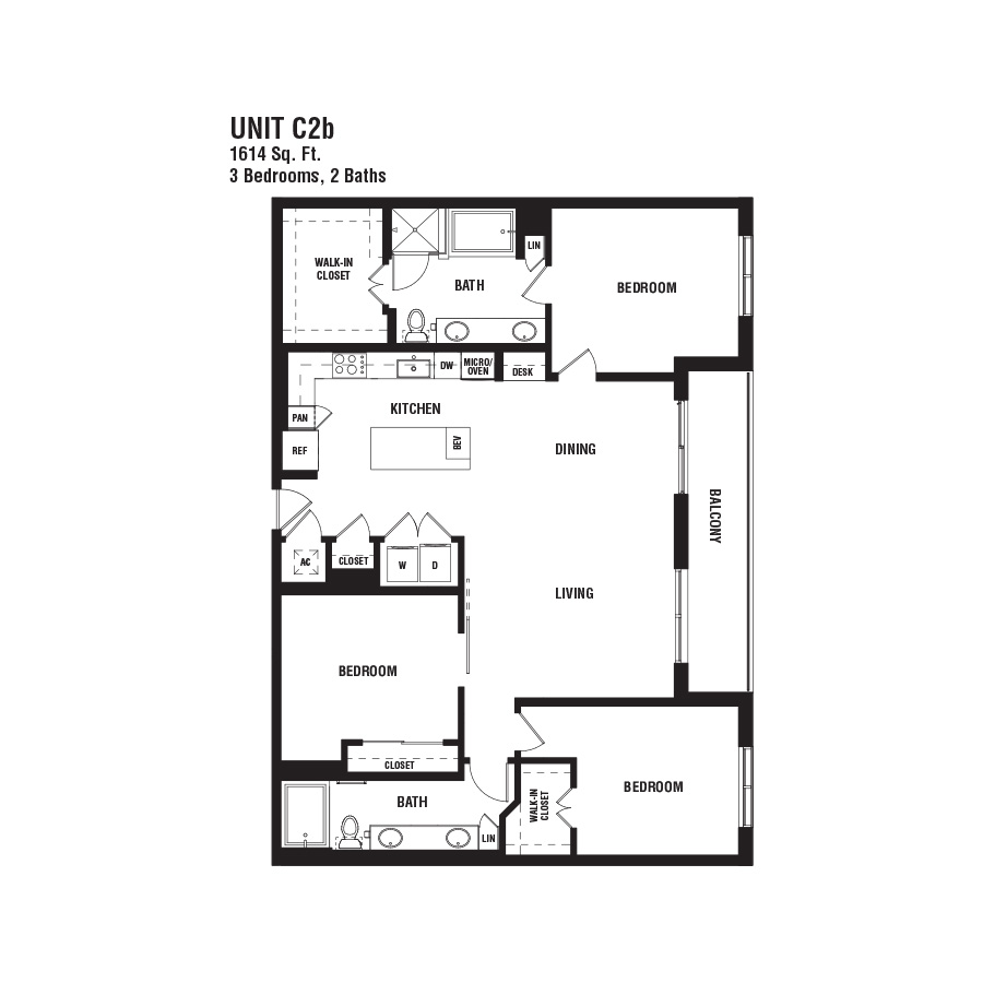 C2b floorplan layout
