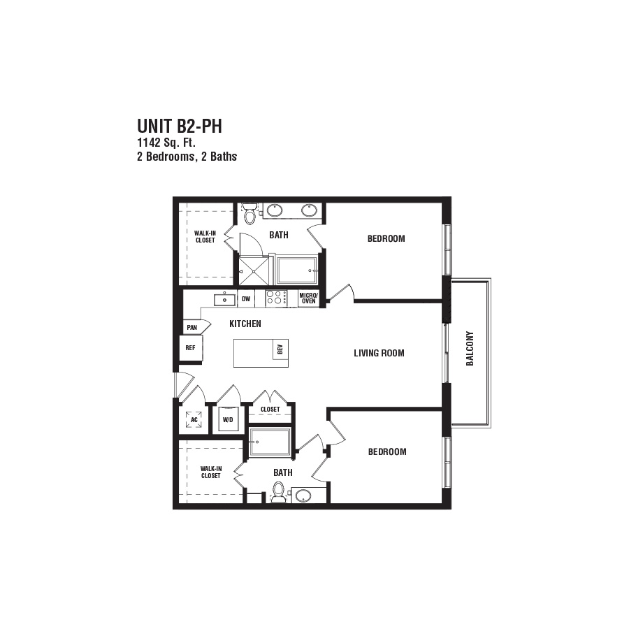 B2aPH floorplan layout
