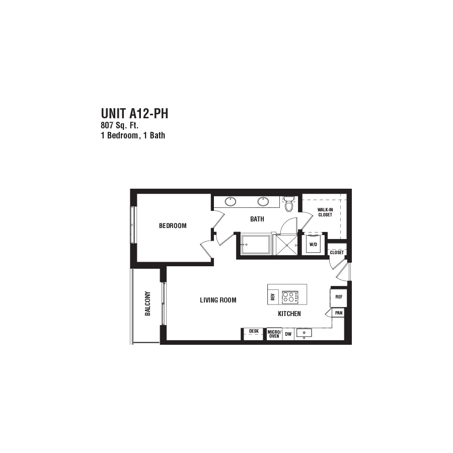A12aPH floorplan layout