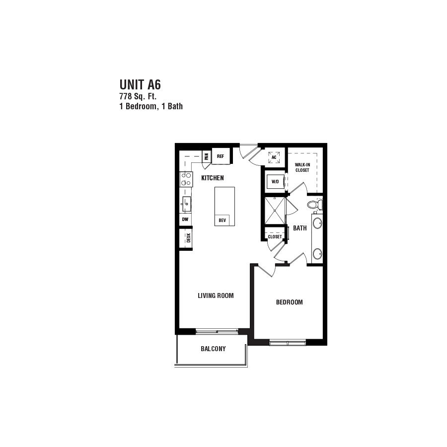 A6 floorplan layout