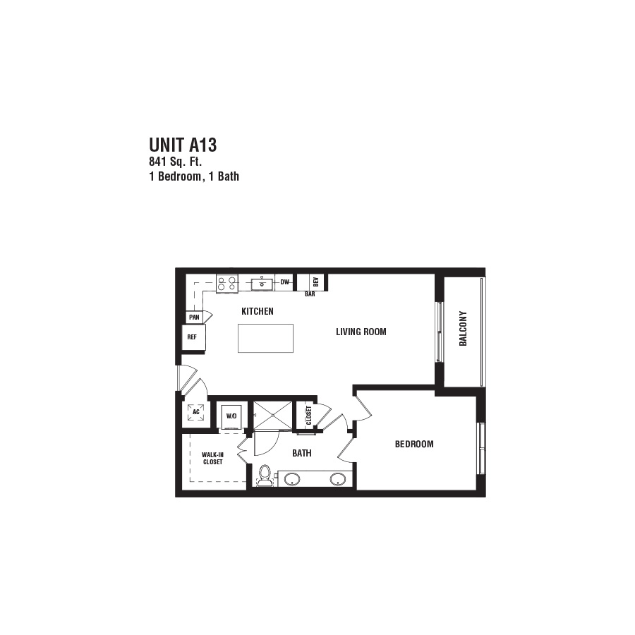 A13 floorplan layout